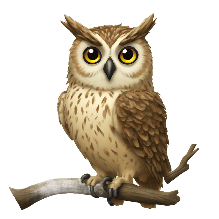 genmoji: Thorny owl