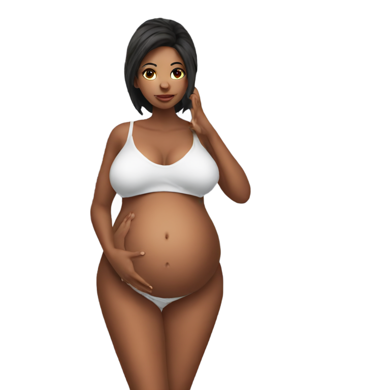 genmoji：sexy big tits pregnant women