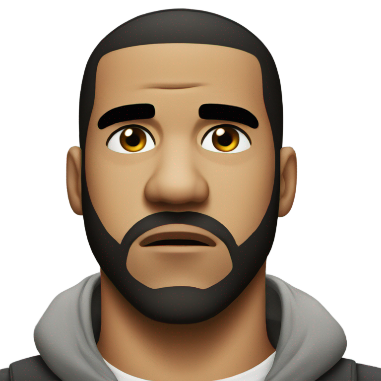 genmoji: Drake pissed off