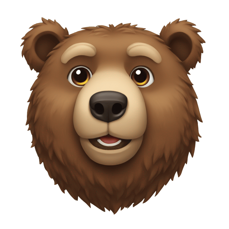 絵文字：bear named bear