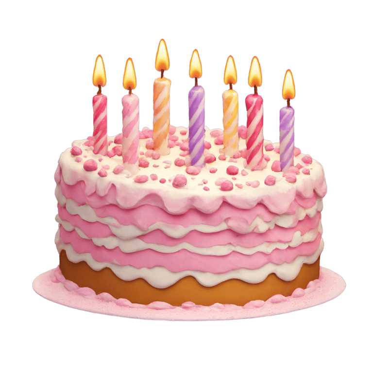 genmoji: Happy Birthday cake