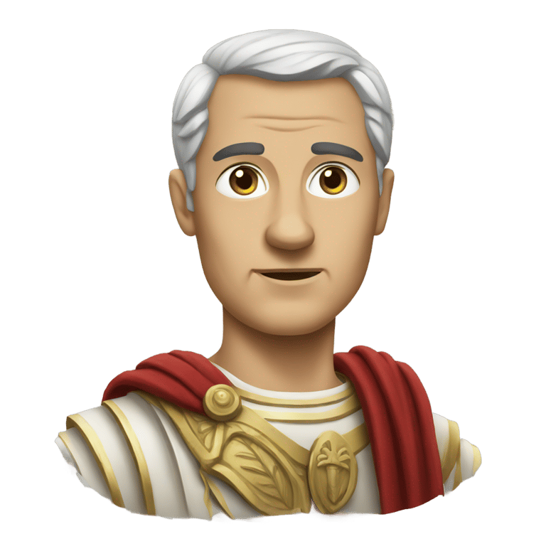 genmoji: Julius Caesar