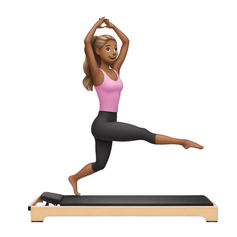 genmoji: Pilates girl