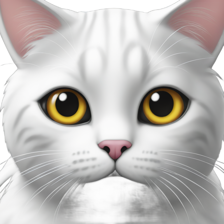 genmoji：爱丽丝梦游仙境中的猫，黑白版