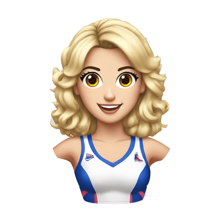 genmoji：katy perry as a cheerleader