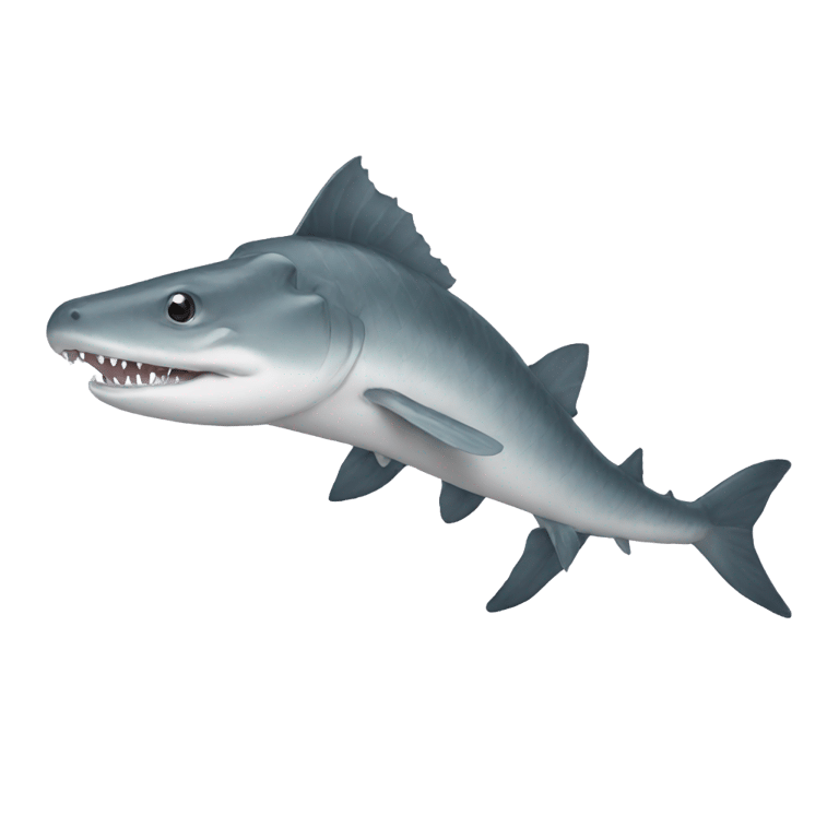 genmoji: a sturgeon