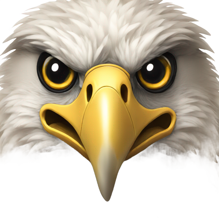 genmoji: Close up of an eagle Talon