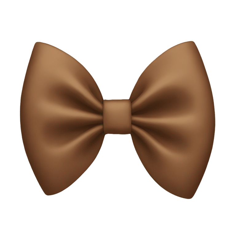 genmoji: Brown bow