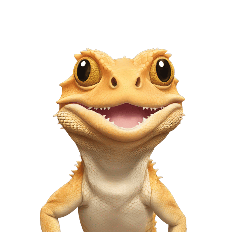 genmoji: Bearded Dragon