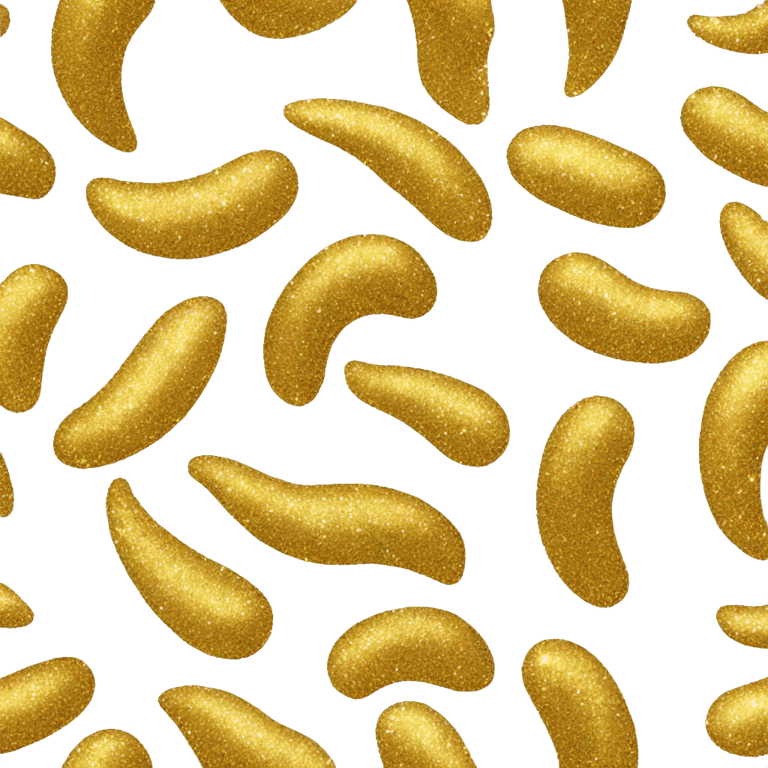 genmoji: Cascade of gold glitter