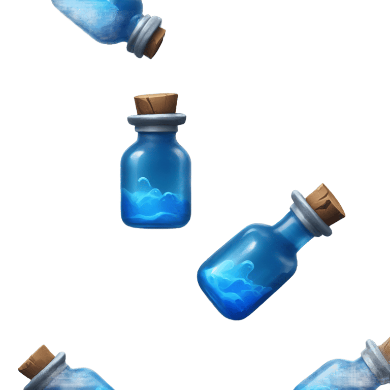 genmoji: Blue Fortnite Mini potion