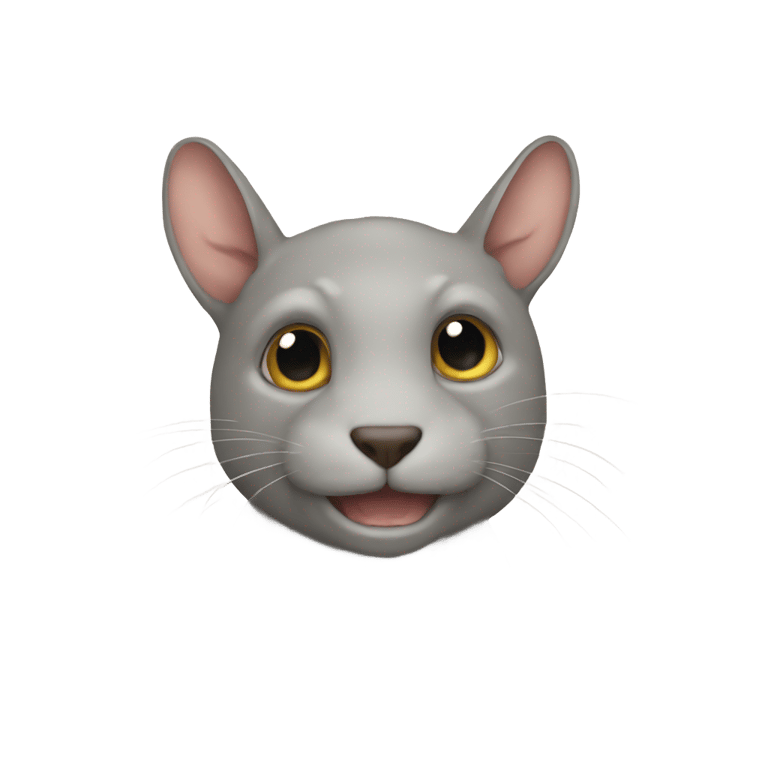 genmoji: Naked molerat