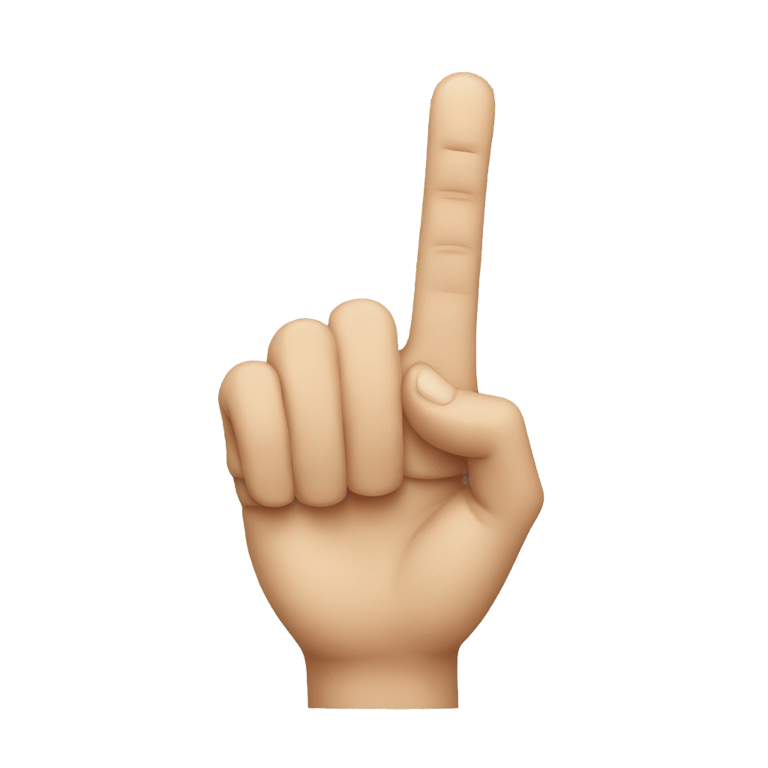 genmoji: Middle finger