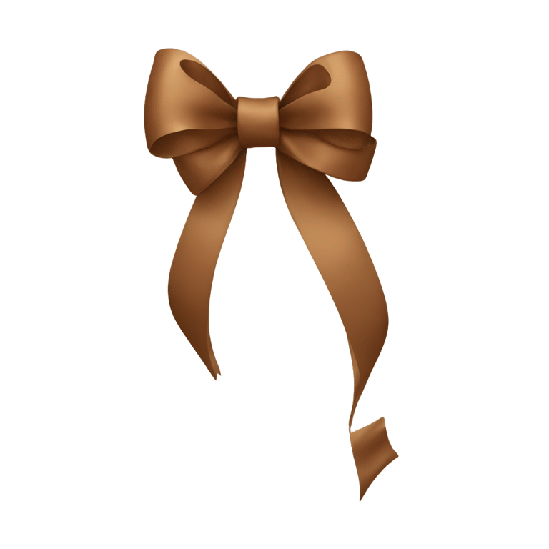 genmoji: Brown bow