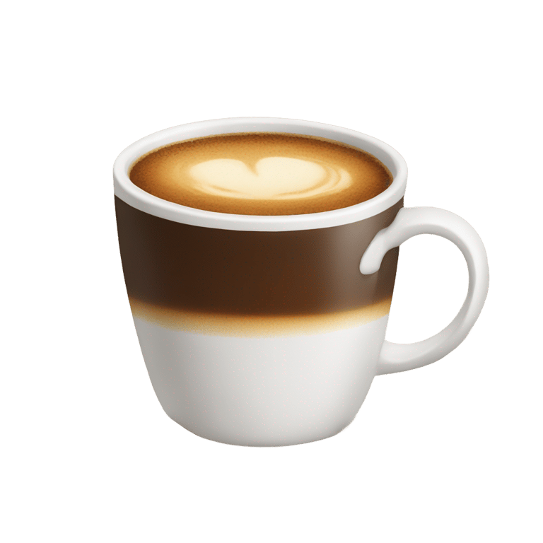 genmoji: a cup of coffee