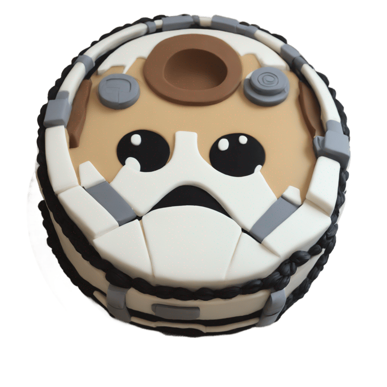 genmoji: star wars birthday cake