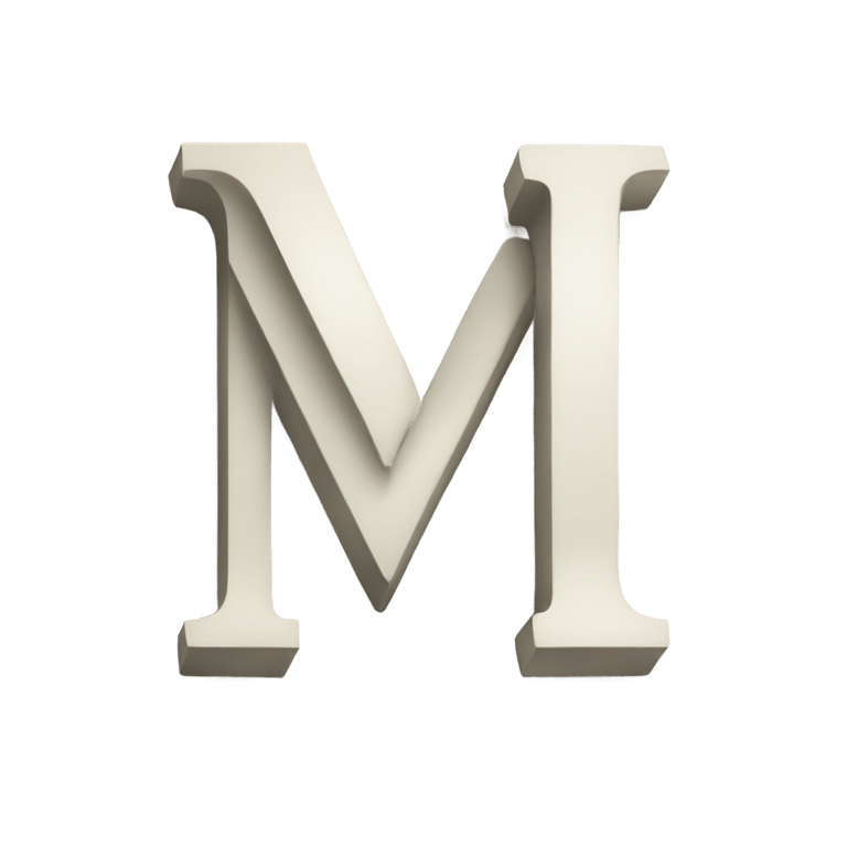 genmoji: Letter m