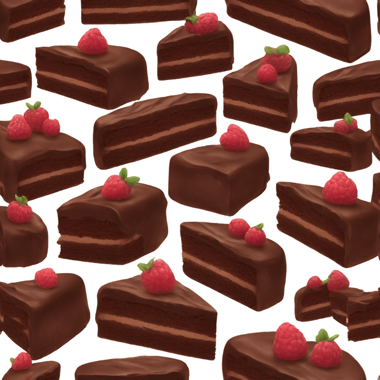 genmoji: Chocolate cake