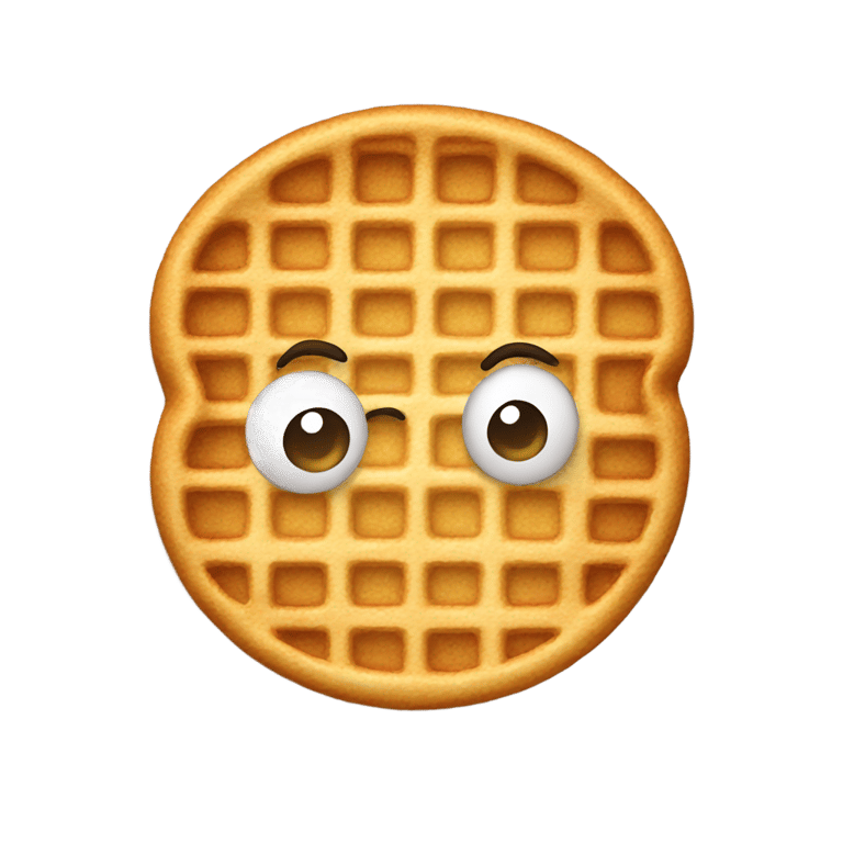 genmoji: sketchy wafles