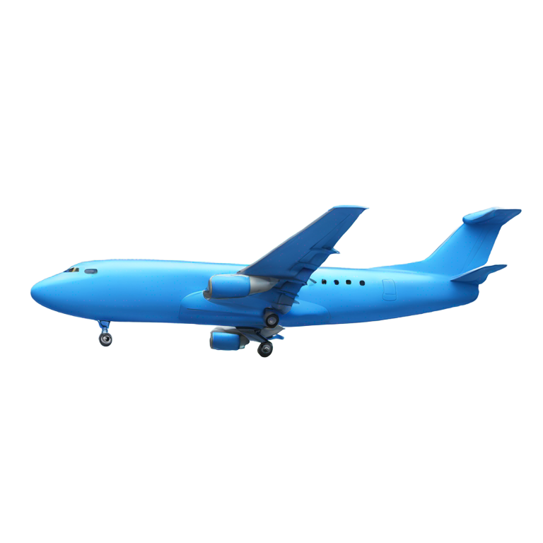 genmoji: blue plane