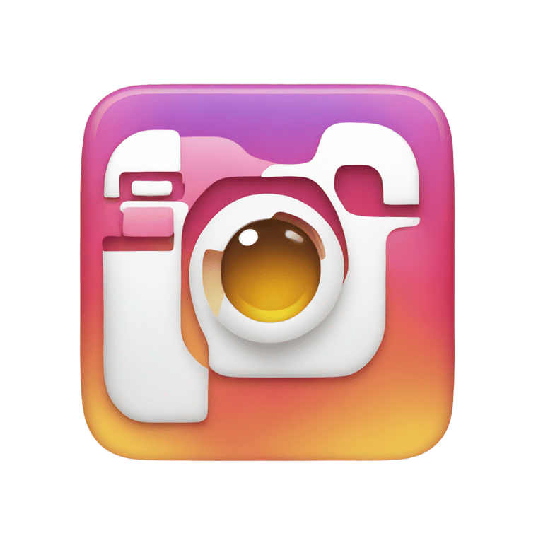 絵文字：Instagram logo