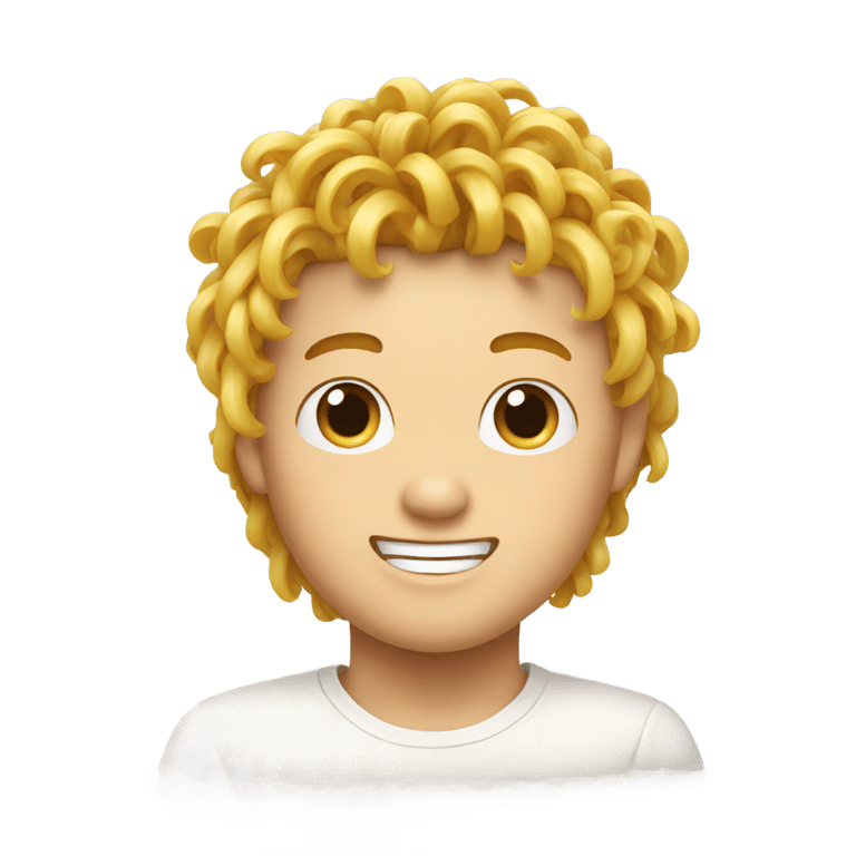 genmoji: A noodles hair boy