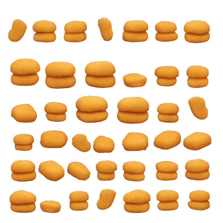 genmoji: McDonald’s chicken nuggets