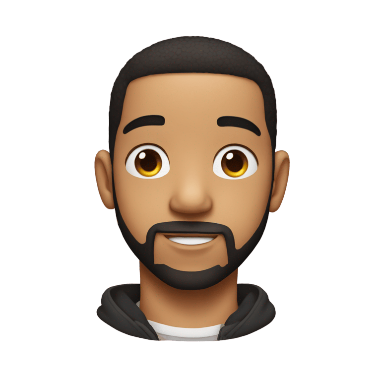 genmoji: Drake with heart eyes