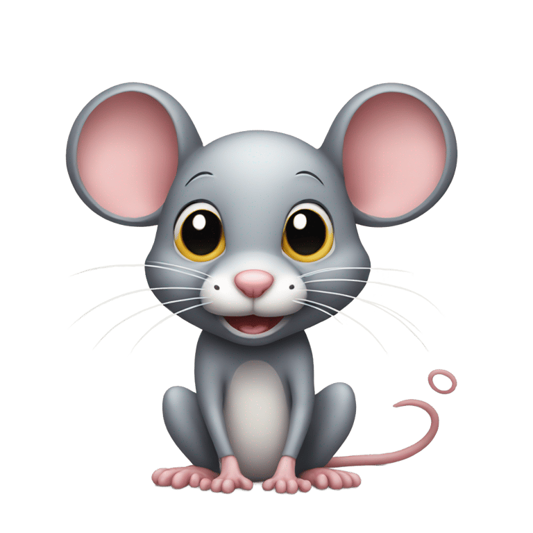 genmoji: creepy mouse