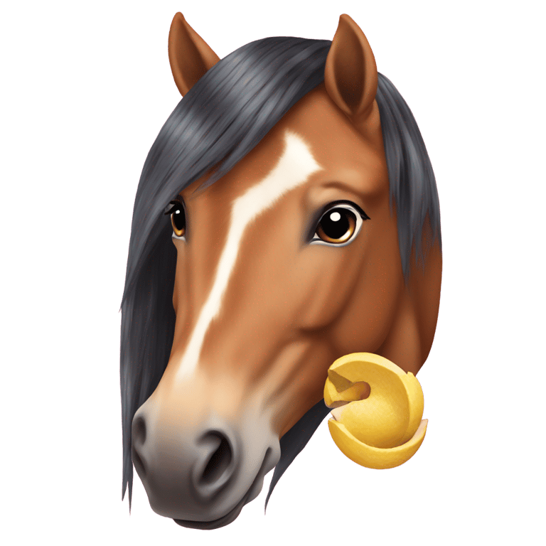 genmoji: megan thee stallion horse