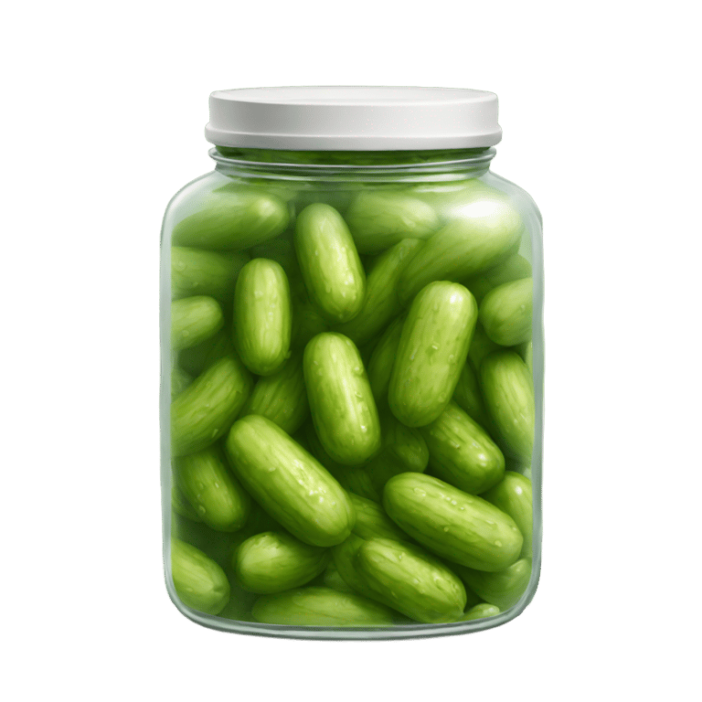 genmoji: Jar of pickles