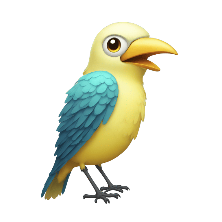 genmoji: electric bird