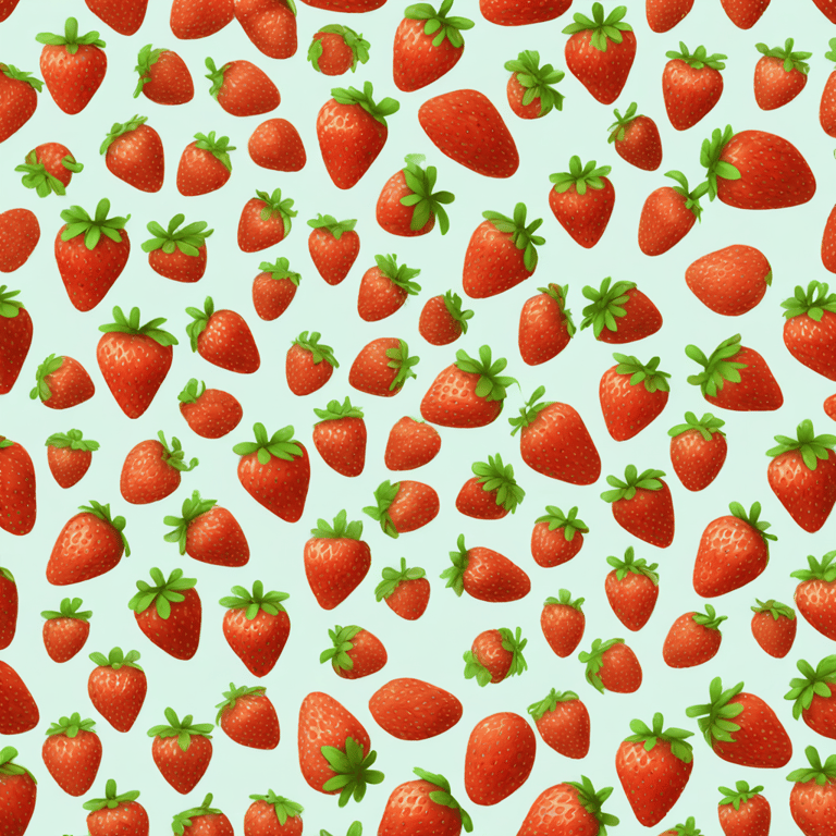 genmoji: funny strawberry