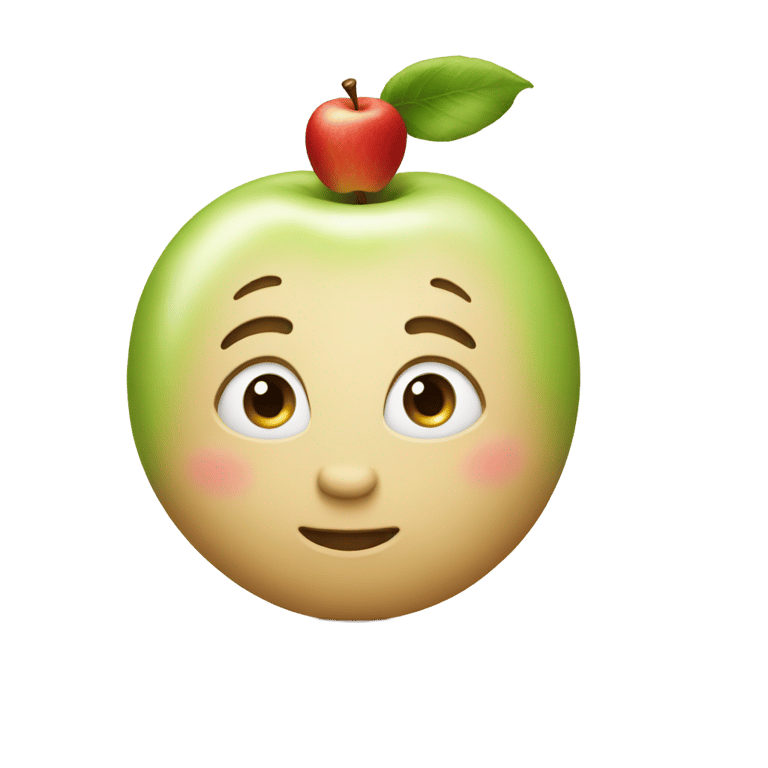 genmoji : A comme pomme