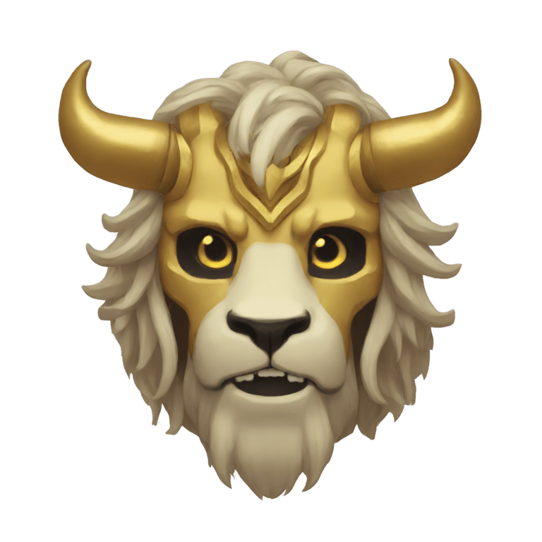 genmoji: Asgore Undertale