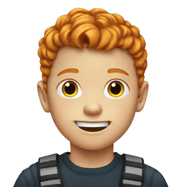 genmoji: a ginger kid