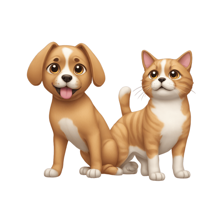 genmoji: Cat and Dog Hybrid