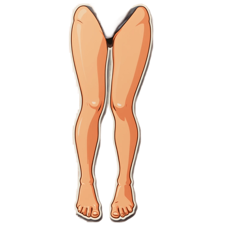 genmoji: nude woman legs spread wet