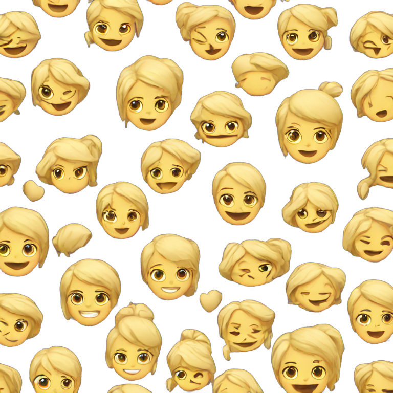 genmoji : Blonde aux gros seins nue