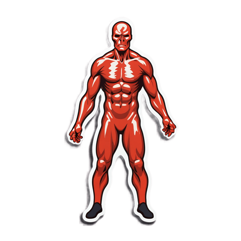 genmoji: man covered in semen