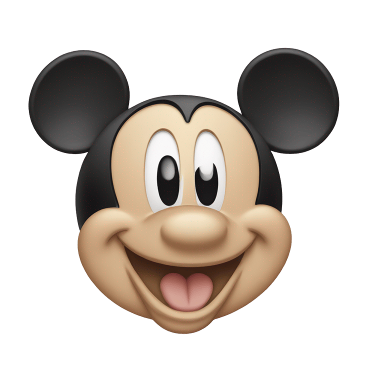 genmoji: mickey mouse