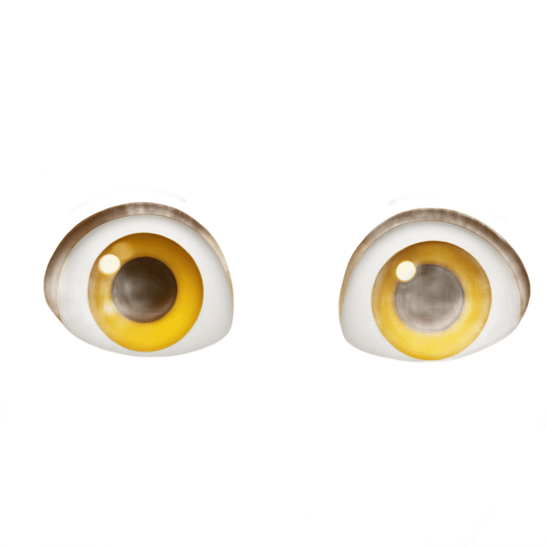 genmoji: congested eyes on face