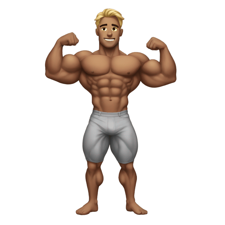 絵文字：aesthetic bodybuilder