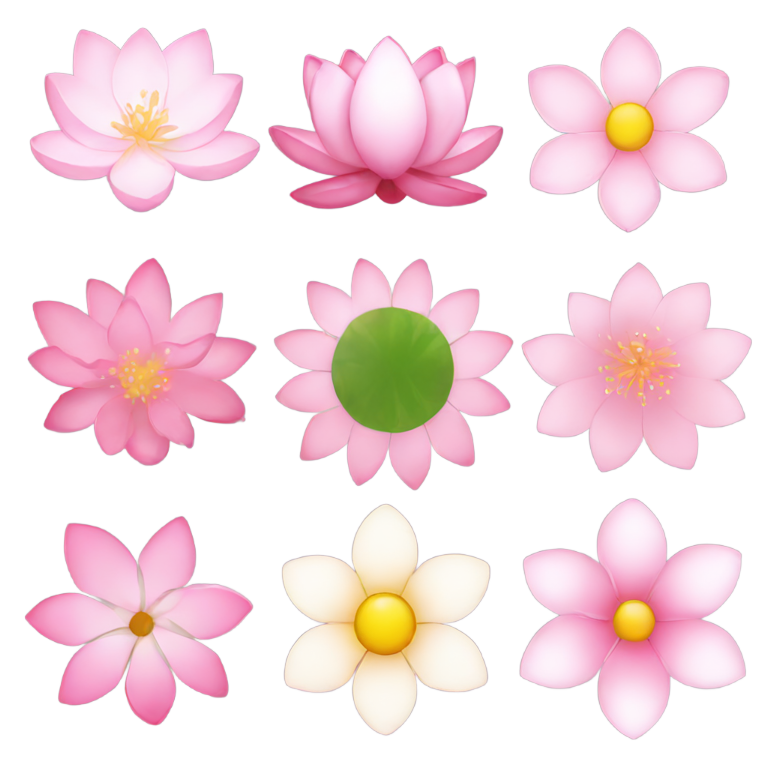 絵文字：✨🌸🪷