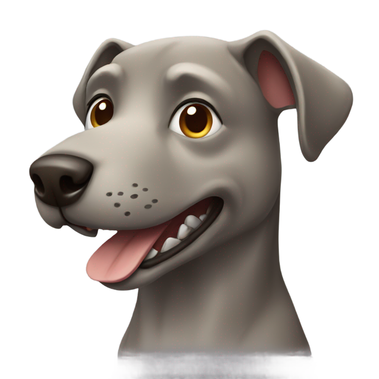 絵文字：恐竜犬絵文字