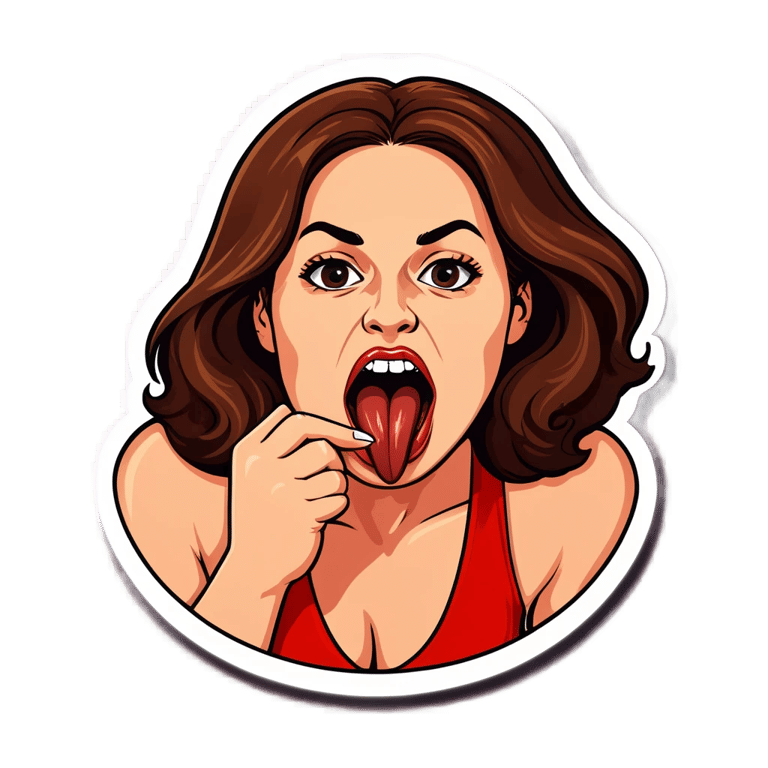 genmoji: woman licking testicles