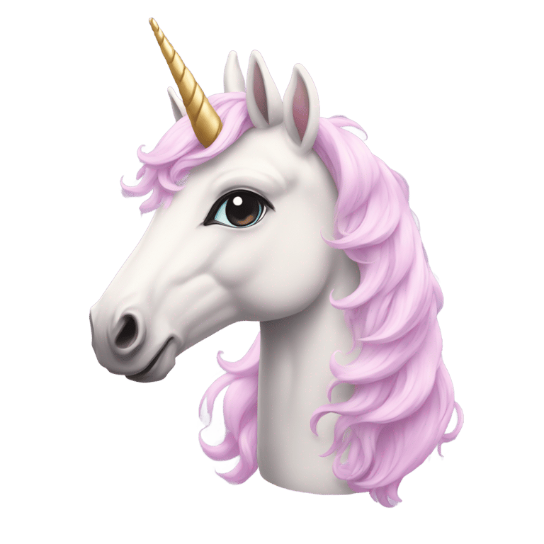 genmoji: A unicorn in pastel colors