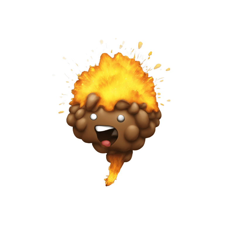 genmoji: exploding poop