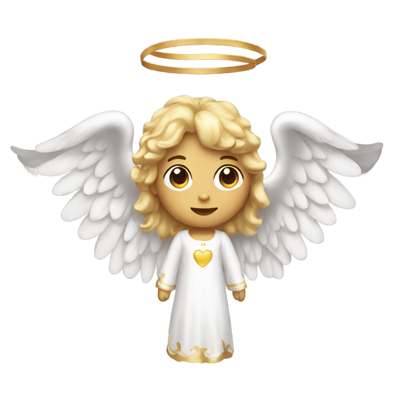 genmoji: angel emoji with horns