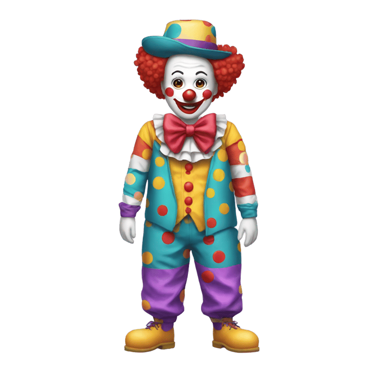 genmoji: clown outfit